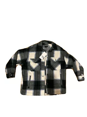 Zara Flannel Shirt Mens Size XS Long Sleeve Button Up Relaxed Fit Plaid • $20