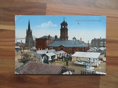 Old Postcard - Market Place - Middlesborough - Valentines • £8