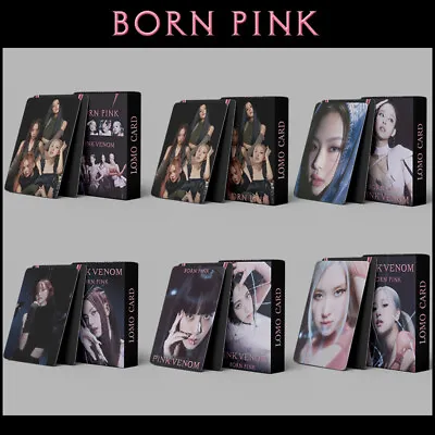 £3.47 • Buy Kpop Blackpink Born Pink Album Paper Lomo Photo Cards Jennie Lisa Photocard AAA