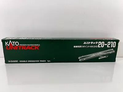 Kato #20-210 WX310 Double Crossover Track - 1 Pcs.  N Gauge • $55