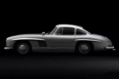 Mercedes Benz 300 SL Gullwing: Metal Print-Gallery Canvas-FujiFilm Poster LRG • $58