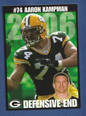 AARON KAMPMAN 2006 Packers Police Variation Card #15 David Hobbs Honda Version* • $4.99