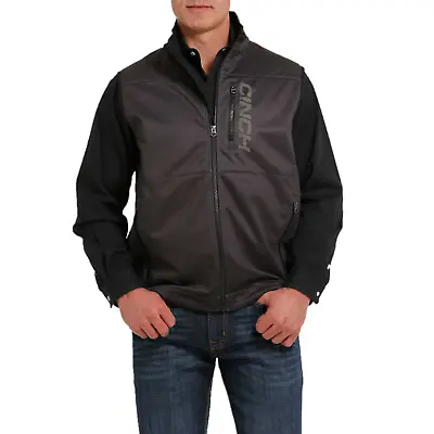 Cinch® Men's Black Logo Windproof Vest MWV1099009 • $59.97