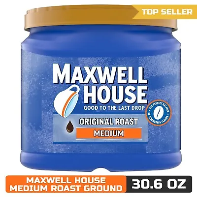 Maxwell House Original Roast Medium Roast Ground Coffee (30.6 Oz Canister) • $14.40