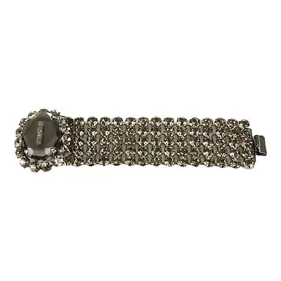 Authentic Miu Miu Crystal Bracelet Logo On The Oval Crystal • $230