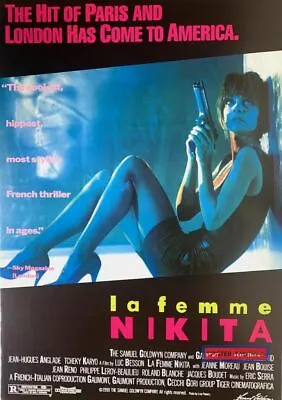 La Femme Nikita Reproduction Promotional Movie Poster 27 X 39 • £53.15