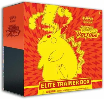 $39.99 • Buy Pokémon Card Sword & Shield  Vivid Voltage Elite Pikachu Trainer Box 