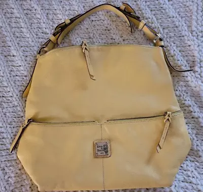 Dooney & Bourke 'dillen' Hobo Bag  Yellow Large 15 In W Nice!! • $32