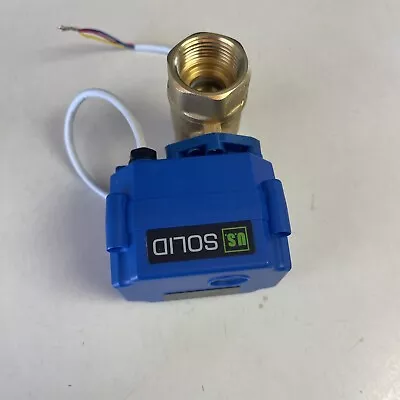 U.S. Solid 3/4  NPT Motorized Ball Valve 9V 12V 24V AC/DC 3-Wire Brass • $24.99