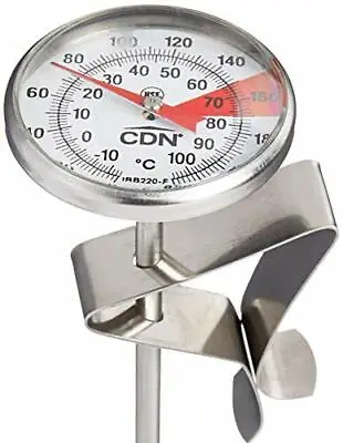 $12.95 • Buy CDN IRB220-F ProAccurate Insta-Read Beverage And Frothing Thermometer 5-inch ...