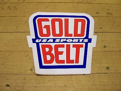 2 NOS Vintage Motocross MX Dirt Bike Gold Belt Kidney Riding Belt Stickers  • $10.99