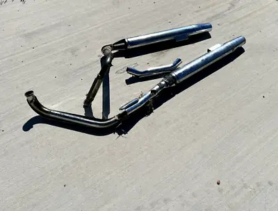 2006 Kawasaki Vulcan VN1600 Exhaust Pipe Muffler Chrome Header System VN 1600 G • $249.95