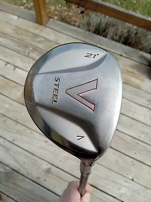 TaylorMade Steel V 7 Wood Golf Club 21 Degree Ultralite Stiff Flex Right Hand • $29.99