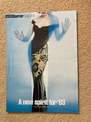 Observer Magazine A New Spirit For 93 Fashion Special 28 Feb 1993 • £4.95