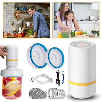 $21.99 • Buy Electric Canning Jar Sealing Kit Vacuum Sealer Regular-mouth Wide-mouth Durable