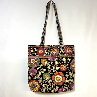 Vera Bradley Suzani Quilted Floral Tote Bag Purse Toggle Medium Retired • $14.99