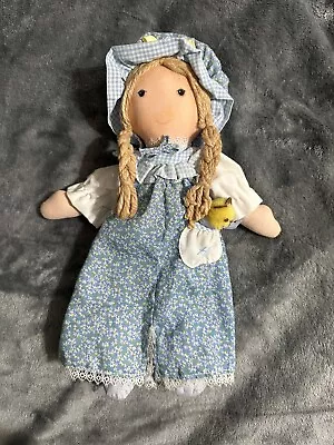 $19.99 • Buy Holly Hobbie Dream Along Pet Pocket Knickerbocker Rag Doll Plush 1974