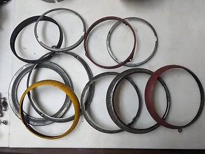 Vintage PARTS REPAIR CHROME Trim Ring LOT VW Porsche Volkswagen 50s 60s 70s Bug • $125