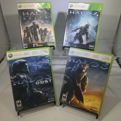 Lot Of 4 Halo Xbox 360 Video Games Halo 3 3 ODST 4 & Reach #ML • $19.99