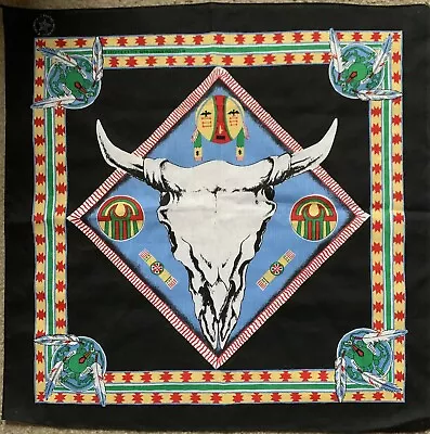 Crafted With Pride In America Bandana Native Aztec Scull • $6.62