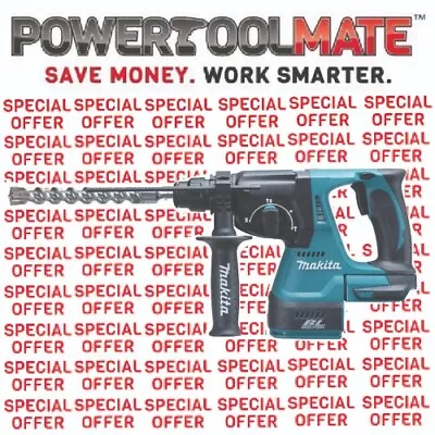 £162.99 • Buy Makita DHR242Z 18V LXT Li-ion Brushless Rotary Hammer SDS+ Drill Body Only