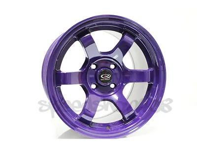 ROTA Grid Concave Wheels Violet Purple 15X8 +20 4X100 FOR EG INTEGRA CIVIC MIATA • $3740