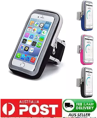 $10.99 • Buy Running Sport Exercise Armband Jogging GYM Skin Case Holder Cover For All Phones