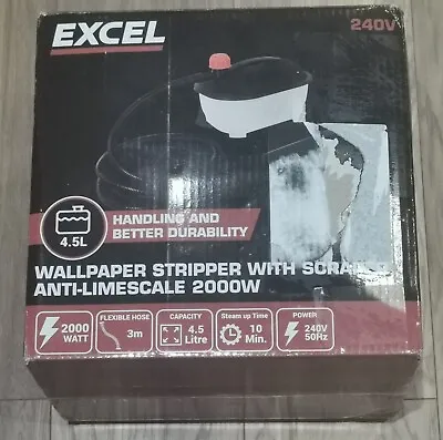 Excel 2000W Electric Wallpaper Steamer Stripper 240V - New/tatty Box • £32