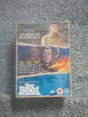 £7.49 • Buy *New & Sealed* 3-Disc DVD Anthology Inc Das Boot, The Guns Of Navarone - River K