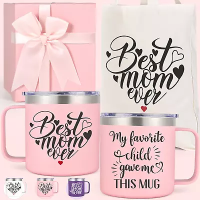 Mother's Day Gifts For Mom From Daughter Son 14 Oz Best Mom Ever - Favorite Chi • $30.27