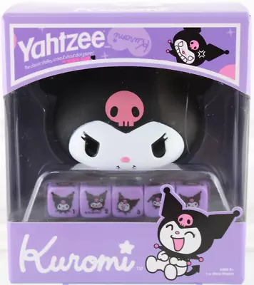 Hasbro Kuromi Yahtzee Game Exclusive Sanrio 2023 Custom Shaker With 5 Dice Pad • $26.99