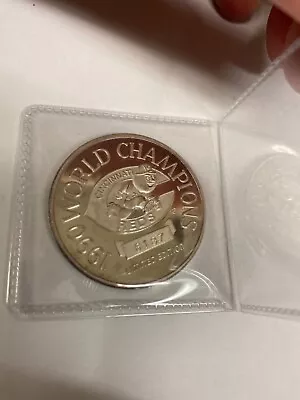 Cincinnati Reds 1990 World Series Champions Baseball Mlb 999 Silver Coin C34 • $49.95