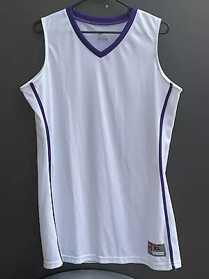 Nike Team Sports Tank Top NBA Basketball Jersey Men White Kings Colors Size XL • $19.99