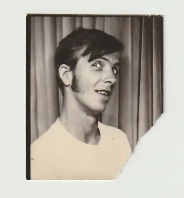 Vintage Photo Booth - Funny Young Man Side Eye Side Burns • $19.95