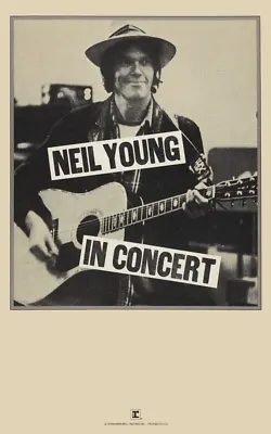$16.94 • Buy Neil Young  - 24  POSTER -  Comes A Time  Tour Live In Concert 1978 - LARGE PIC