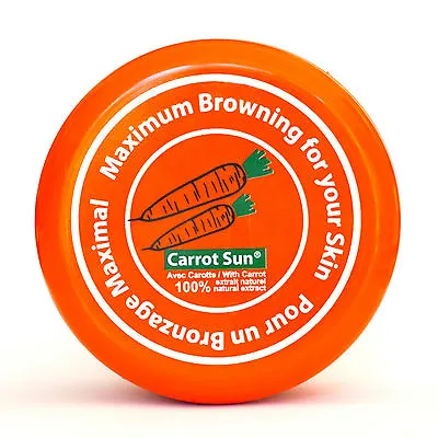 £18.99 • Buy GOLD Carrot Sun Tan Accelerator Tanning Cream Lotion  L-Tyrosine, Almond Oil