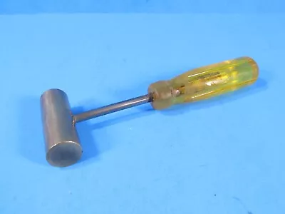 Small Brass Headed Hammer Under 3 Ounces For Jeweler Or Machinist Wants Handle • $18