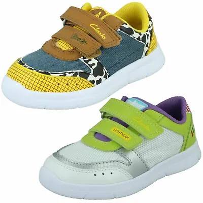£34 • Buy Childrens Clarks Toy Story 'Ath Howdy T' Canvas & Leather Trainers - G Fitting