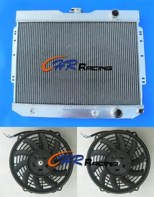 For 1959-1963 Chevy IMPALA / 1960-1965 BEL AIR/Biscayne Aluminum Radiator+FANS • $229