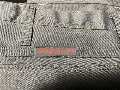 Vintage Snap On Tools Workwear Pocketed Grey Work Pants 38W 36L New/ Old Stock • $19.99