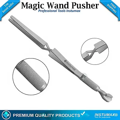 Universal Tweezers Nails Tool Magic Wand-Cuticle Pusher Pterygium Remover Pinch • $11.76