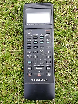 £12.99 • Buy FERGUSON VIDEOSTAR FV51R FV52L Remote Control Video VHS VCR