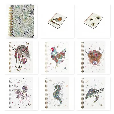 £5.29 • Buy A6 Spiral Lined Notebook Stationery 80 Pages 10x15cm Bug Art Bree Merryn 