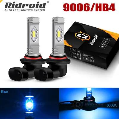 9006 LED Fog Light Bulbs 8000K Blue For Dodge RAM 1500 2500 3500 4500 2013-2018 • $0.99