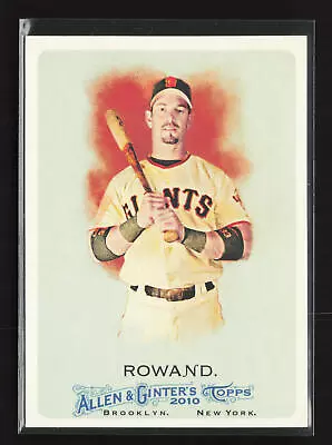 2010 Topps Allen & Ginter #326 Aaron Rowand San Francisco Giants • $1.49