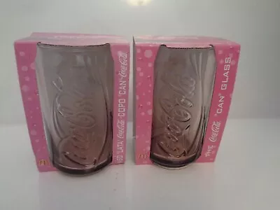 Mcdonalds Glasses X 2 Pink 2008 • £15