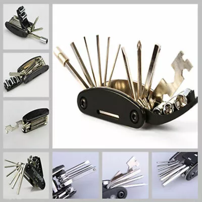 $10.99 • Buy Accessories Combine Motorcycle Bike Repair Tool Allen Key Hex Socket Wrench Kits