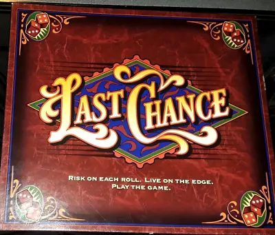 $37.77 • Buy RARE Last Chance Dice Rolling Game Of Risk 1995 Milton Bradley COMPLETE - CLEAN