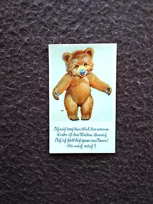 Vintage Teddy Bear Card - Greiling Cigarettes 1936 - Album Lustige Bilder No. 86 • $4.99