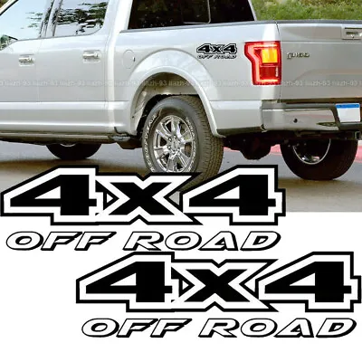 $4.06 • Buy Black 4X4 Off Road Graphic Vinyl Decor Decals Stickers For Car Truck Accessories